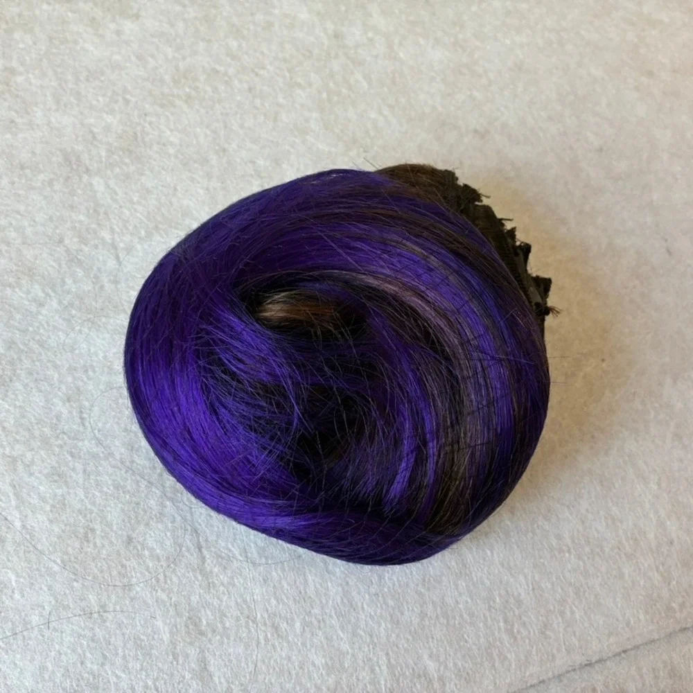 BELLAMI Classic Lace Clip In Chocolate Brown/Violet Ombre 22